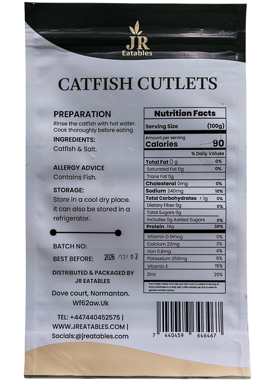 SMOKED CATFISH CUTLETS